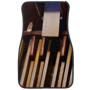 Organ pedals car mat
