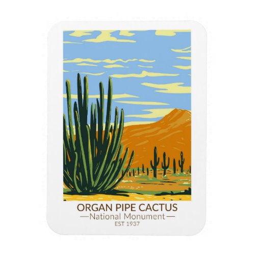 Organ Pipe Cactus National Monument Arizona Magnet