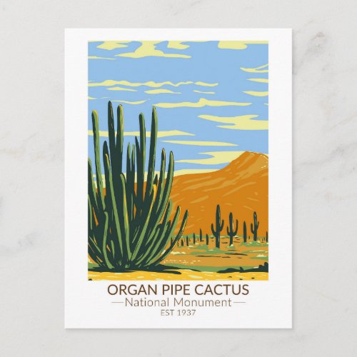 Organ Pipe Cactus National Monument Arizona Postcard