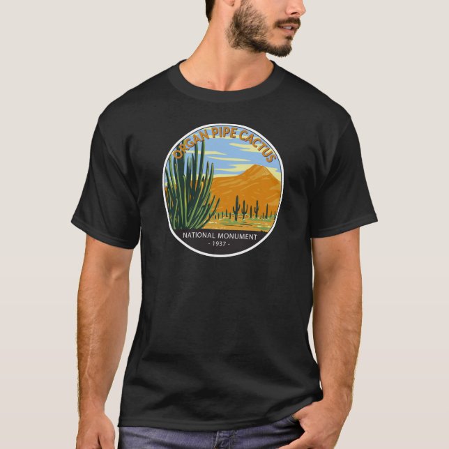Organ Pipe Cactus National Monument Arizona T-Shirt (Front)