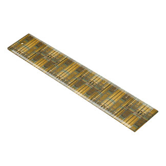 Organ pipes 12 inch Ruler with white markings