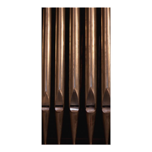 Organ pipes card (Front)