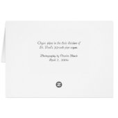 Organ Pipes Cards (Back Horizontal)