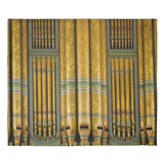 Organ pipes duvet cover