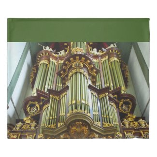 Organ pipes duvet cover