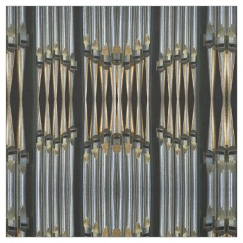 Organ Pipes Fabric by organs at Zazzle