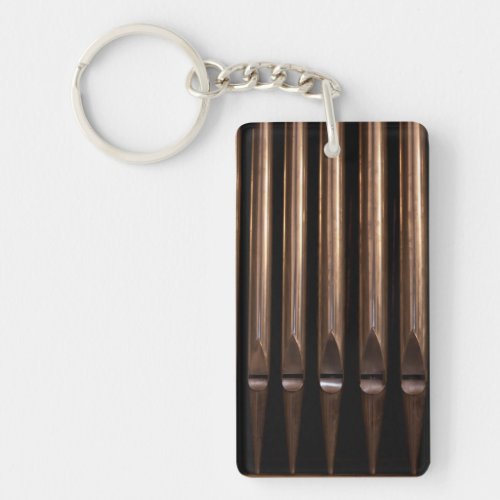 Organ pipes keychain