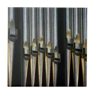 Organ pipes - plain metal pipes tile