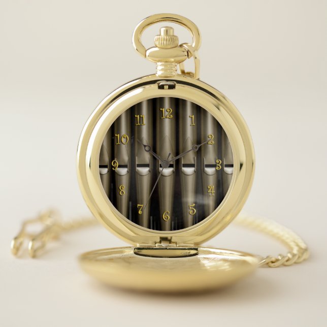 Organ pipes pocket watch (Inside)