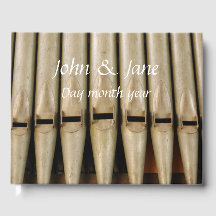 Organ Pipes Wedding Guestbook