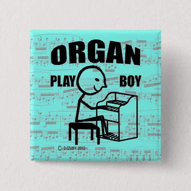 Organ Play Boy Button (Front)