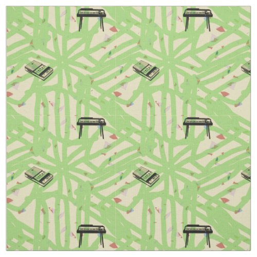 Organ Recorder Pattern Choose Background Color F Fabric