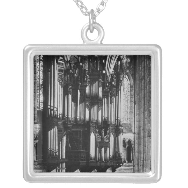 Organ Silver Plated Necklace (Front)