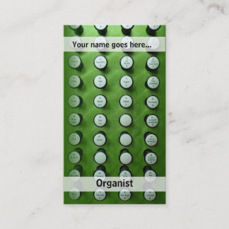organ stops business card