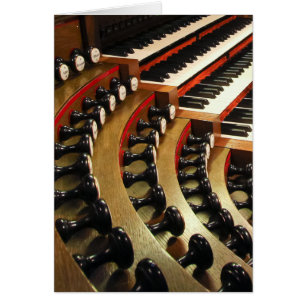 Organ stops cards