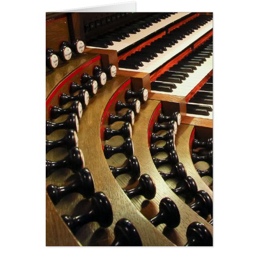 Organ stops cards (Front)
