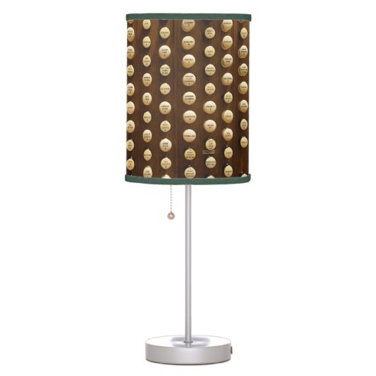 Organ stops table lamp (Right)