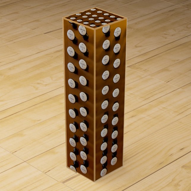 Organ stops wine box (Front)