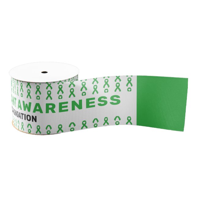 Organ Transplant Awareness Pattern Ribbon (Spool)