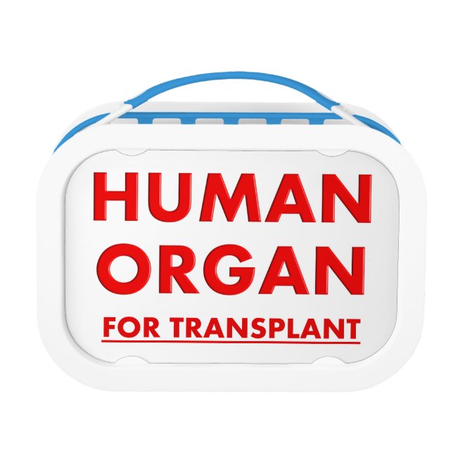 Organ Transplant Nurse Lunch Box (Front)