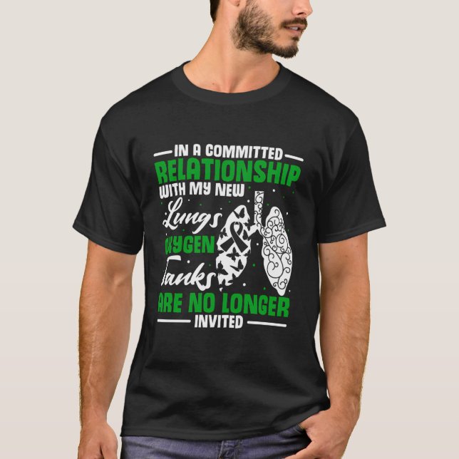 Organ Transplantation Lung Transplant Survivor T-Shirt (Front)