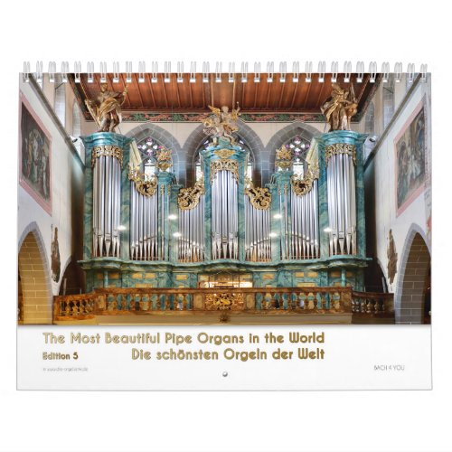 Organ Wall Calendar â Music Calendar 