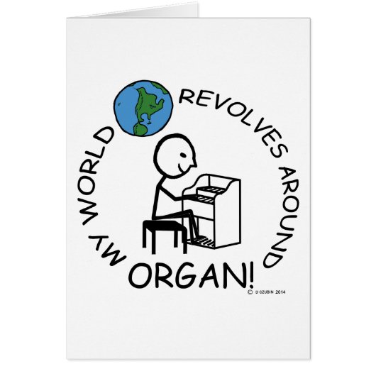 Organ - World Revolves Around Cards (Front)