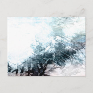 Organic abstract #1470 postcard
