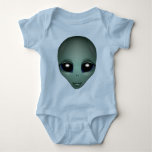 Organic Alien Shirt Baby Cute Alien Shirt
