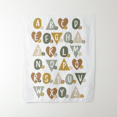Organic Alphabet Tapestry