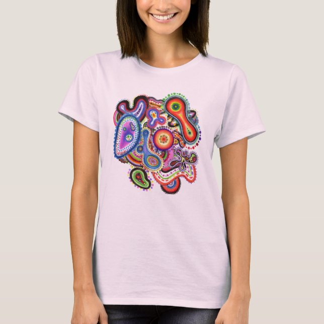 Organic "Amoeba Art" Tee (Front)