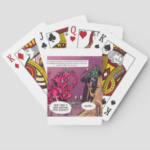 Organic And GMO Date Funny Poker Cards