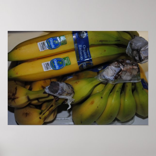 Organic Bananas Poster (Front)
