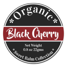Organic Black Cherry Sweet Lip Balm Collection