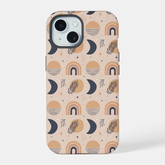 Organic Boho Pattern Iphone Case (Back)