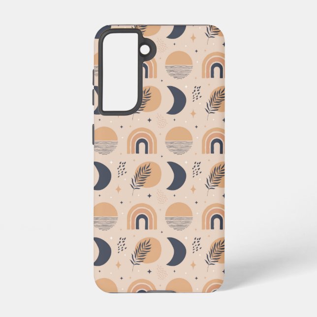 Organic Boho Pattern Samsung Galaxy Case (Back)