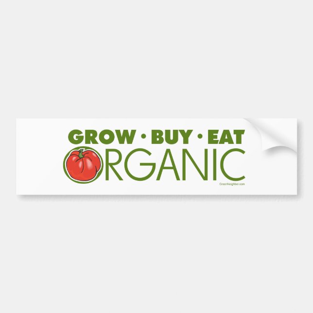 Organic Bumper Sticker (Front)