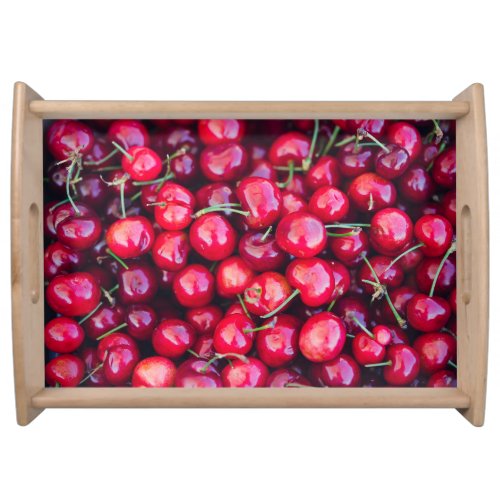 Organic California Cherries Celebration Serving Tray