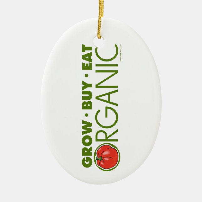 Organic Ceramic Ornament (Front)