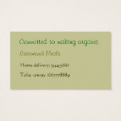 organic chef (Back)