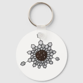 Organic Chemistry Aromatic Structure Space Stars Keychain