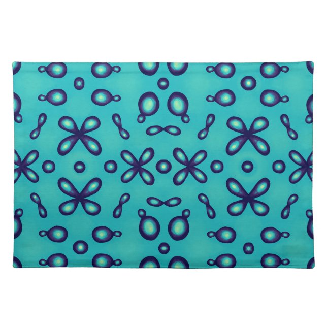 Organic Chemistry Atomic Orbitals Pattern Cloth Placemat (Front)