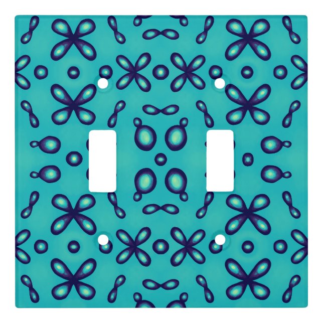 Organic Chemistry Atomic Orbitals Pattern Light Switch Cover (Front)