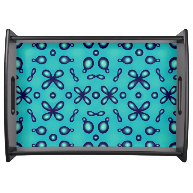 Organic Chemistry Atomic Orbitals Pattern Serving Tray (Front)