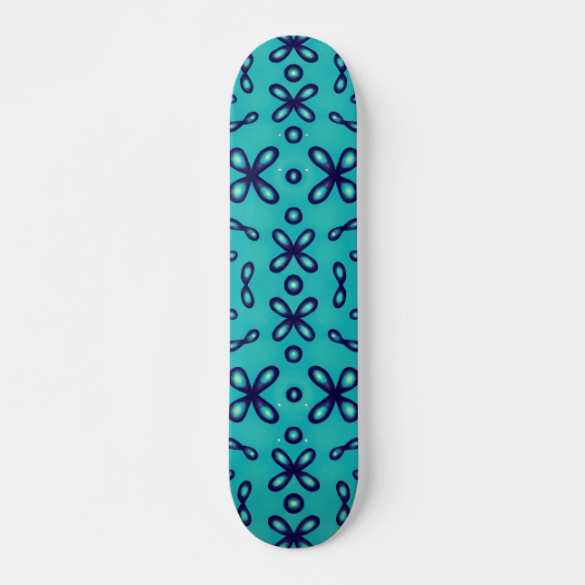 Organic Chemistry Atomic Orbitals Pattern Skateboard (Front)