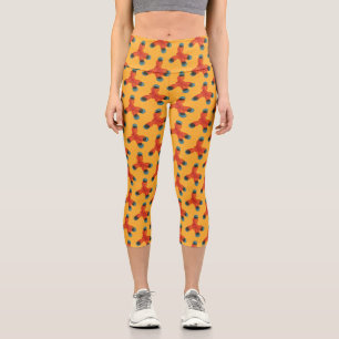 Organic Chemistry Geek Molecule Pattern Chemist Capri Leggings