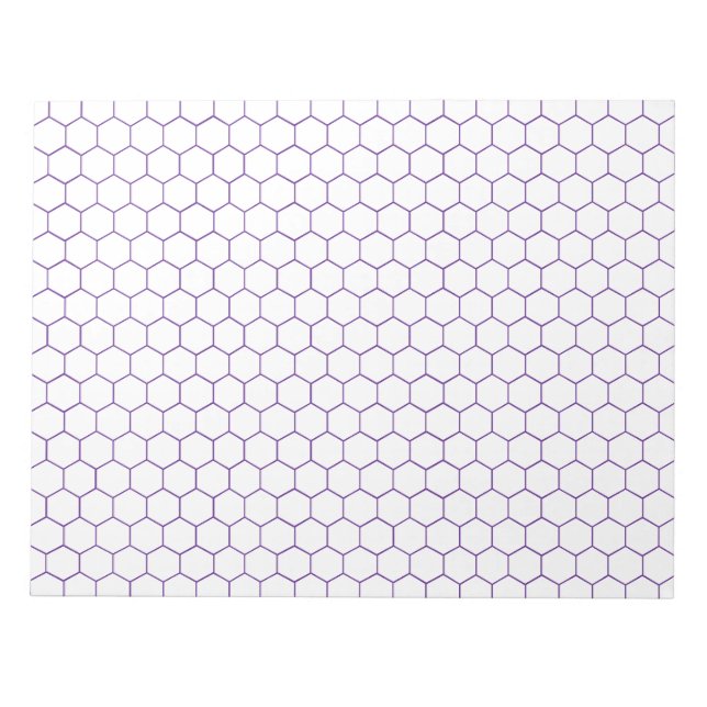 Organic Chemistry Hexagonal Large Graph Paper Not  Notepad (Front)