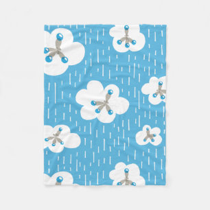 Organic Chemistry Molecule Pattern Science Geek Fleece Blanket