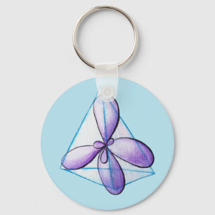 Organic Chemistry Molecule Science Geek Keychain