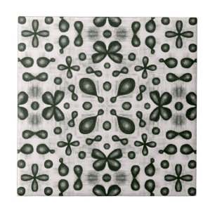 Organic Chemistry Pattern - Atomic Orbitals Ceramic Tile